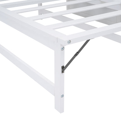Queen Size Murphy Bed with USB Ports and Storage Shelf