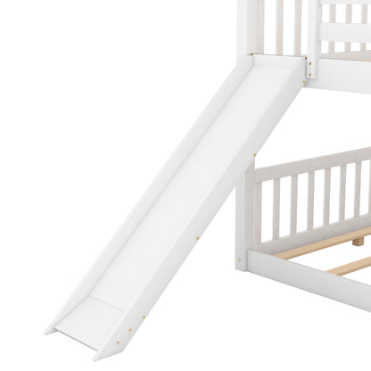 Full Bunk Bed White