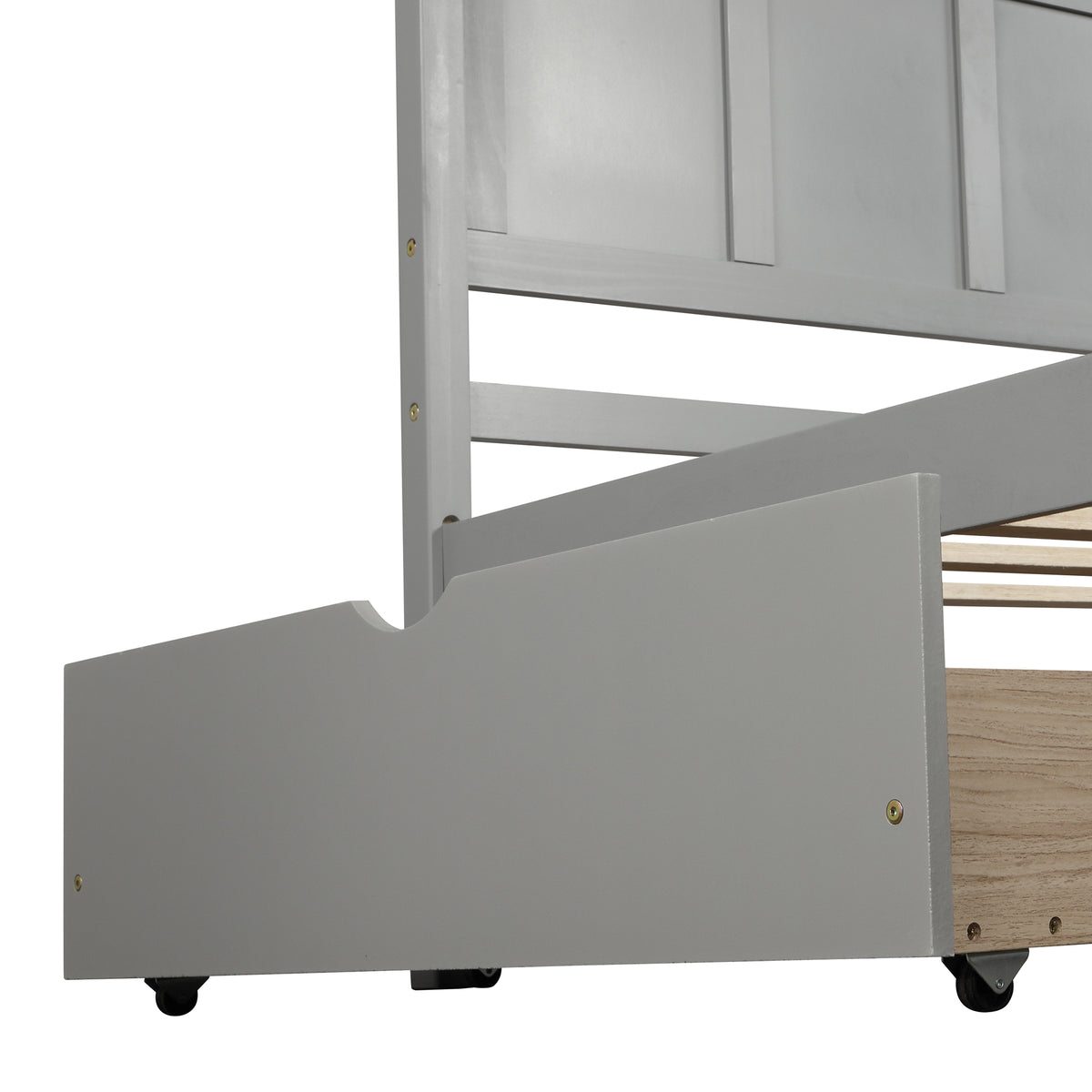 Twin Storage Bed Gray