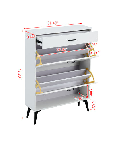 White Shoe Storage Cabinet