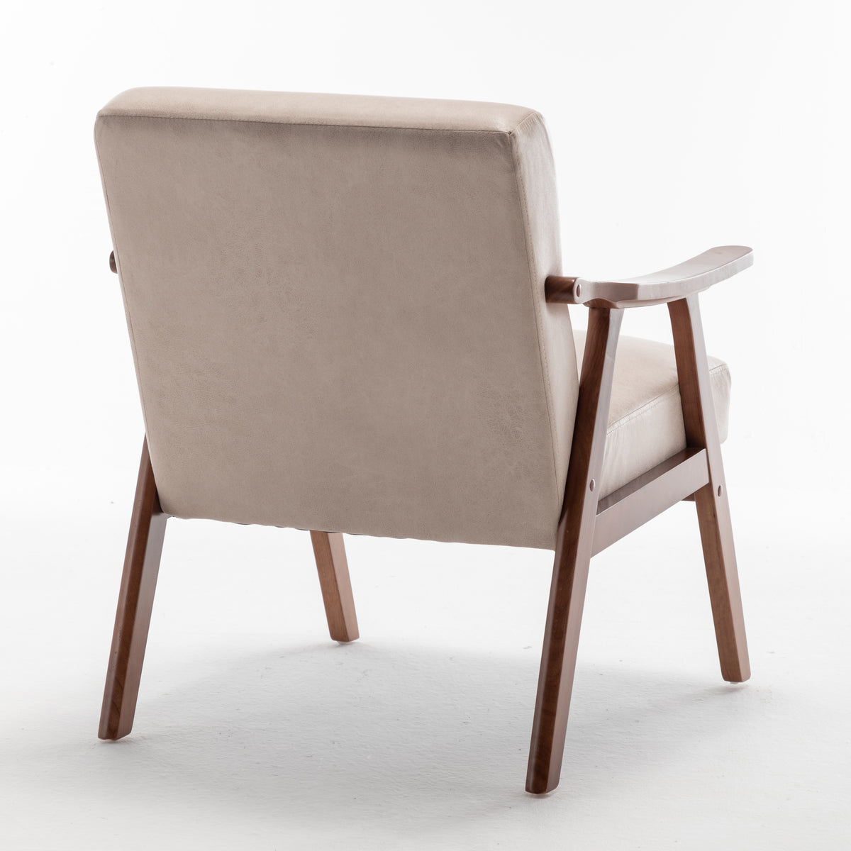 Oakwood Accent Armchair – Beige Linen