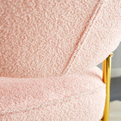 Velvet Rocking Lounge Chair – Cream