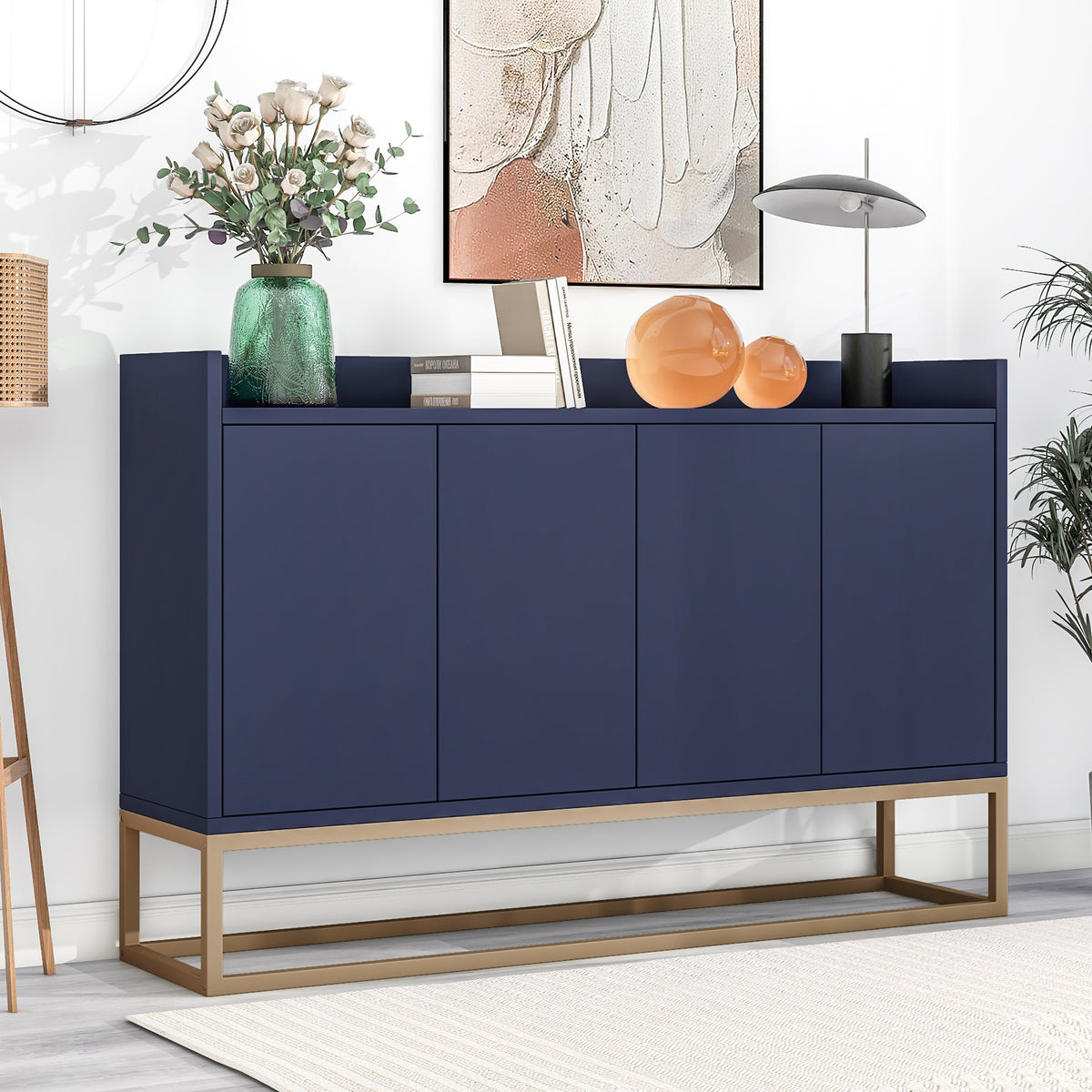 Trexm Modern Sideboard Navy