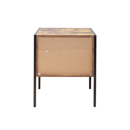 2-Piece Industrial Coffee Table Set – Modern Nesting Tables