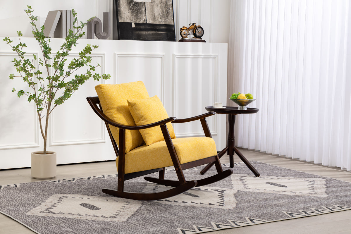 Woven Mid-Century Armchair Beige