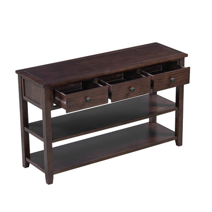 Retro Console Table Pine