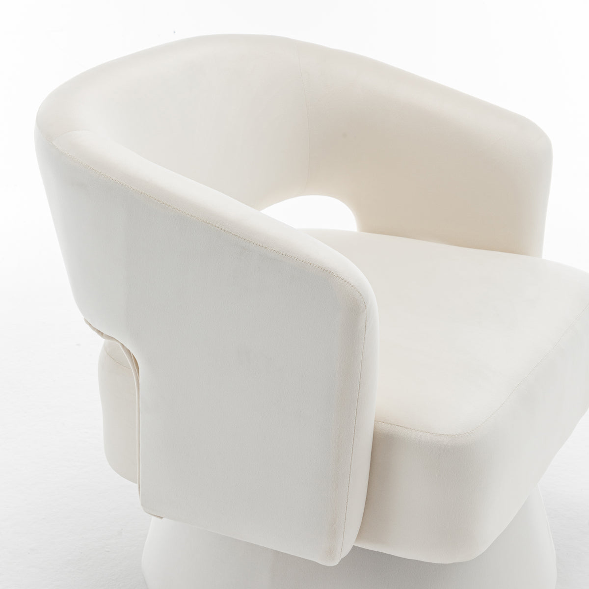 Velvet Swivel Club Chair