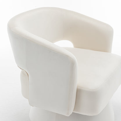 Velvet Swivel Club Chair