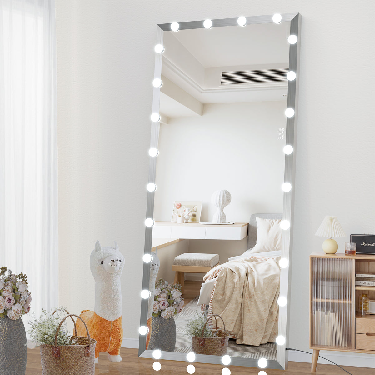 Hollywood LED Vanity Mirror White