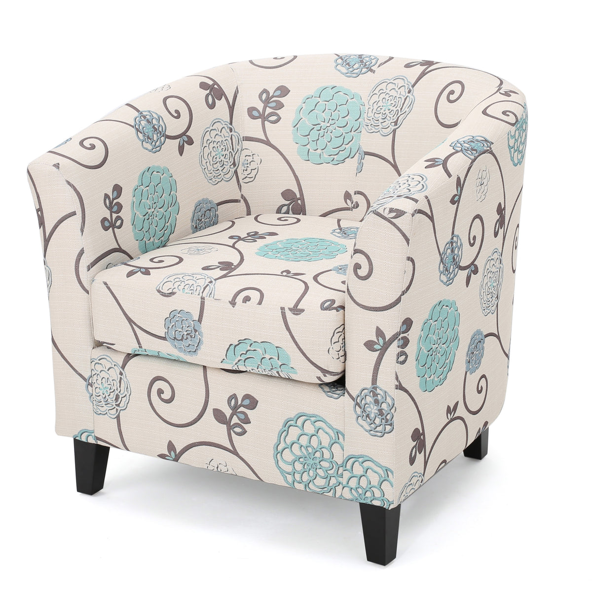 Plaza Velvet Club Chair – White