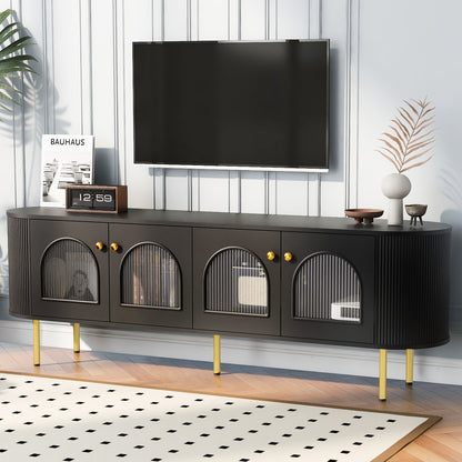 Modern TV Stand Black