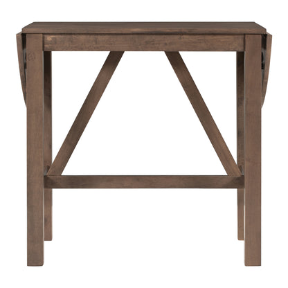 3-Piece Counter Dining Set Brown