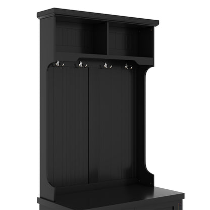 Hall Tree with Storage Bench