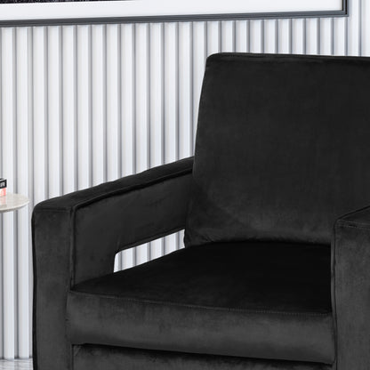Classic Upholstered Armchair Beige