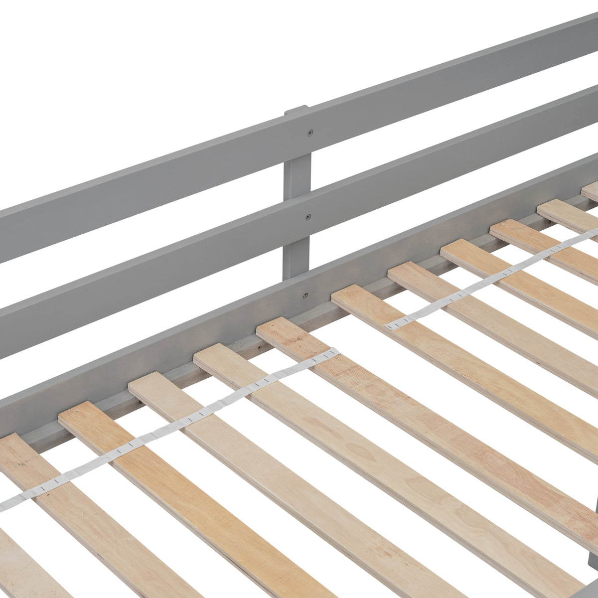 Twin Loft Bed Gray