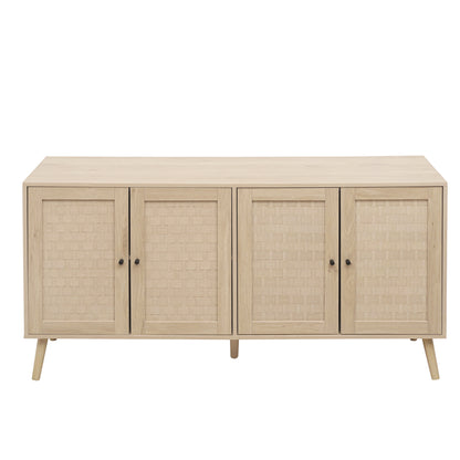4-Door Accent Sideboard with Adjustable Shelves