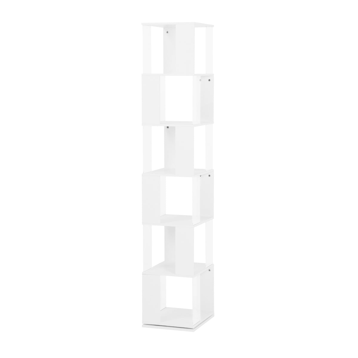 Rotating Acrylic Bookshelf Organizer
