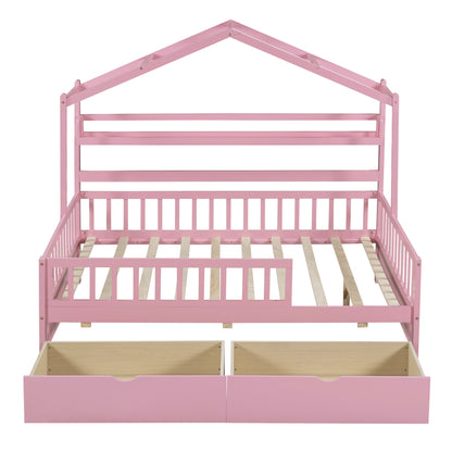 Full House Bed Pink