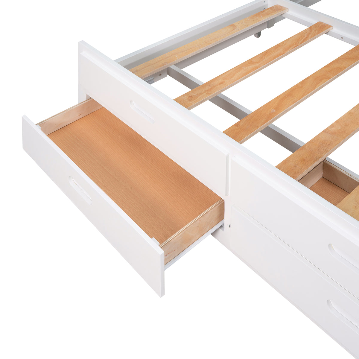 Queen Canopy Bed White