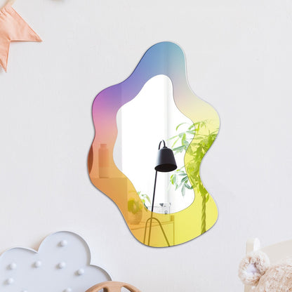 Modern Wall Illusion Mirror – Acrylic Irregular Shape