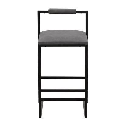 Gray Counter Barstool Set (2 pcs)