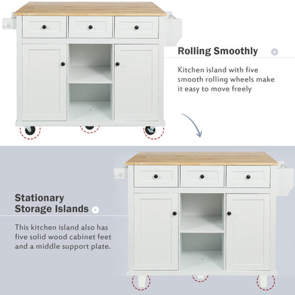 Kitchen Island Cart White
