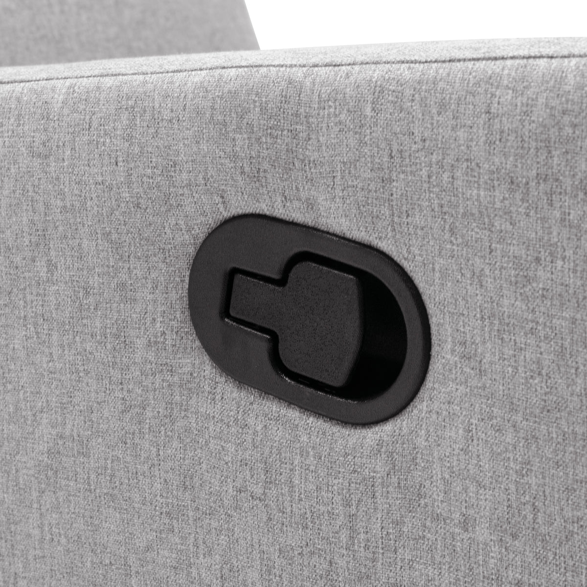 Upholstered Rocker Chair Gray