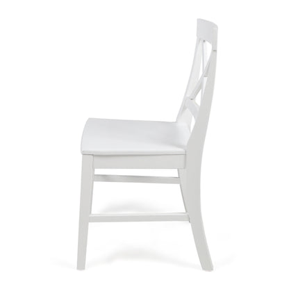 Roshan Farmhouse Dining Chairs Set of 2 White