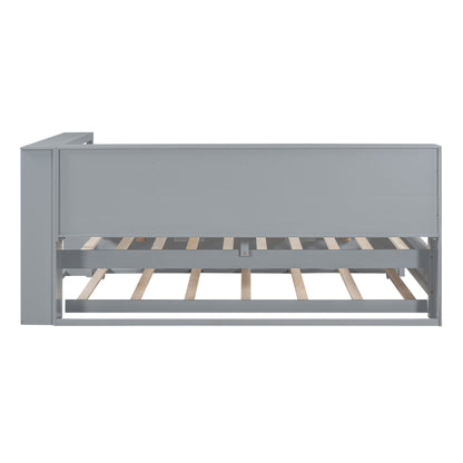 Wooden Twin Daybed Gray
