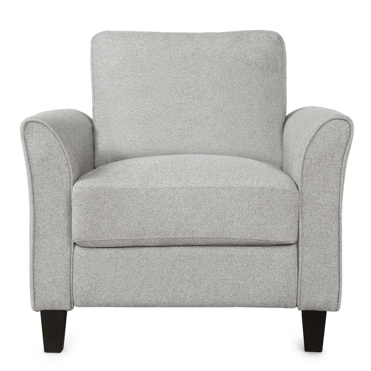 Contemporary Armrest Sofa – Light Gray