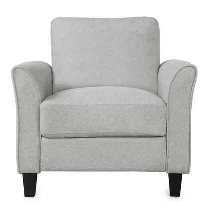 Contemporary Armrest Sofa – Light Gray