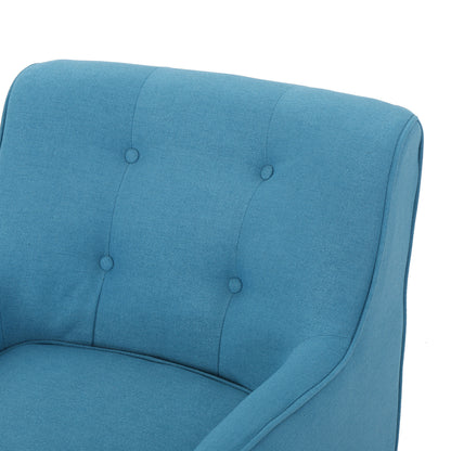 Teal Upholstered Accent Chair