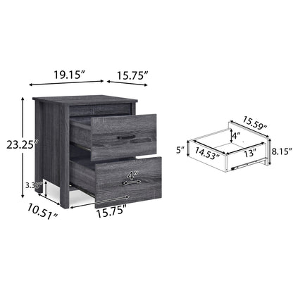 Modern Wood Nightstand