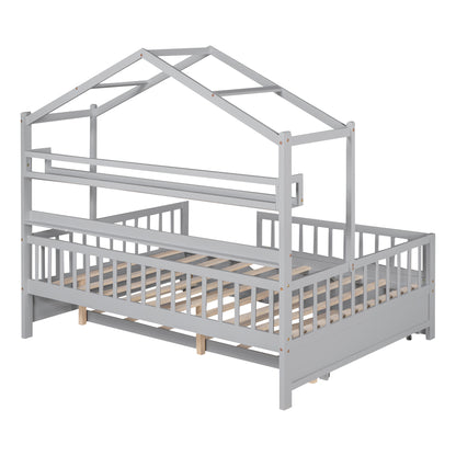 Full House Bed Gray