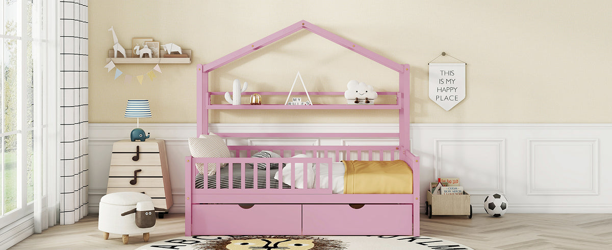 Full House Bed Pink
