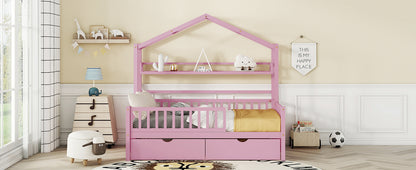 Full House Bed Pink