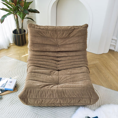 Floor Bean Bag Chair Gray