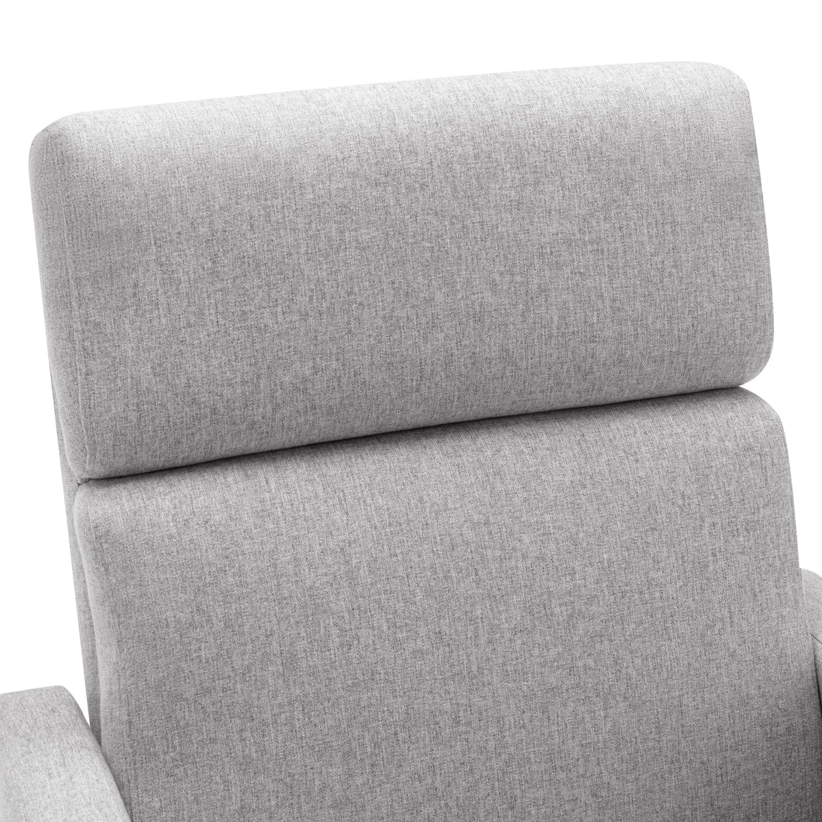 Upholstered Rocker Chair Gray