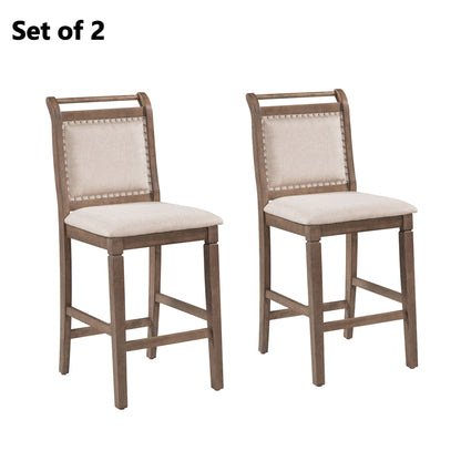 3-Piece Counter Dining Set Brown