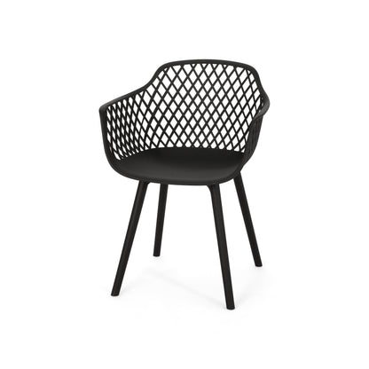 Poppy Fabric Accent Chair Gray