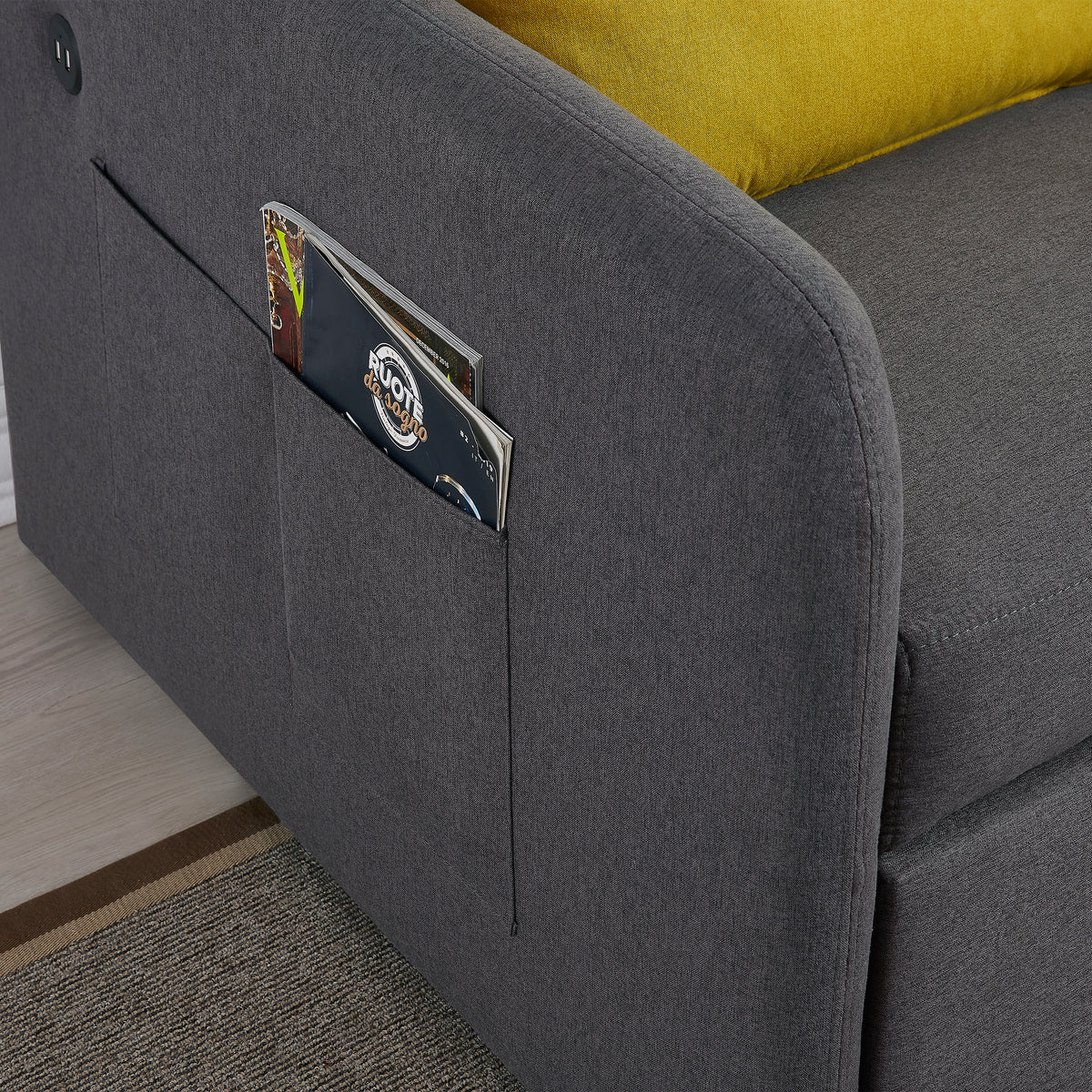 Twin Gray Sofa Bed