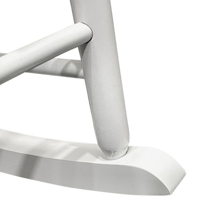 Classic White Porch Rocking Chair