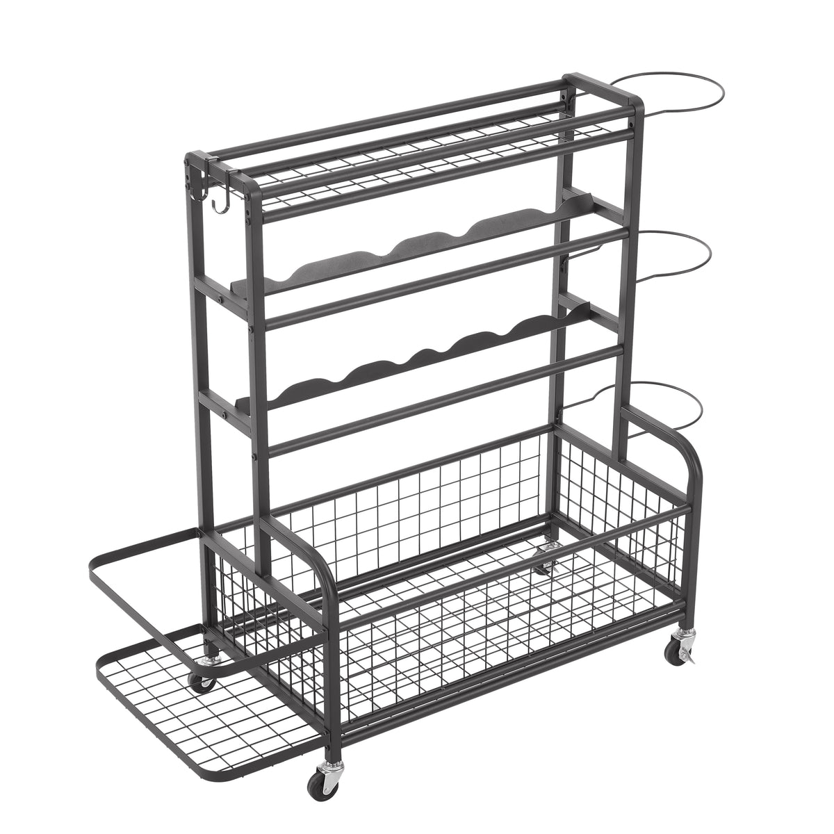 4-Tier Metal Organizer with Hooks