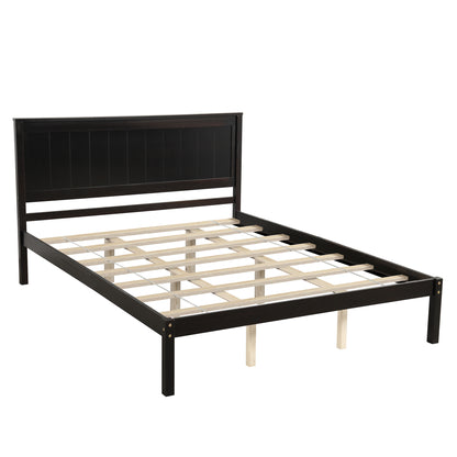 Platform Bed Frame Espresso Finish