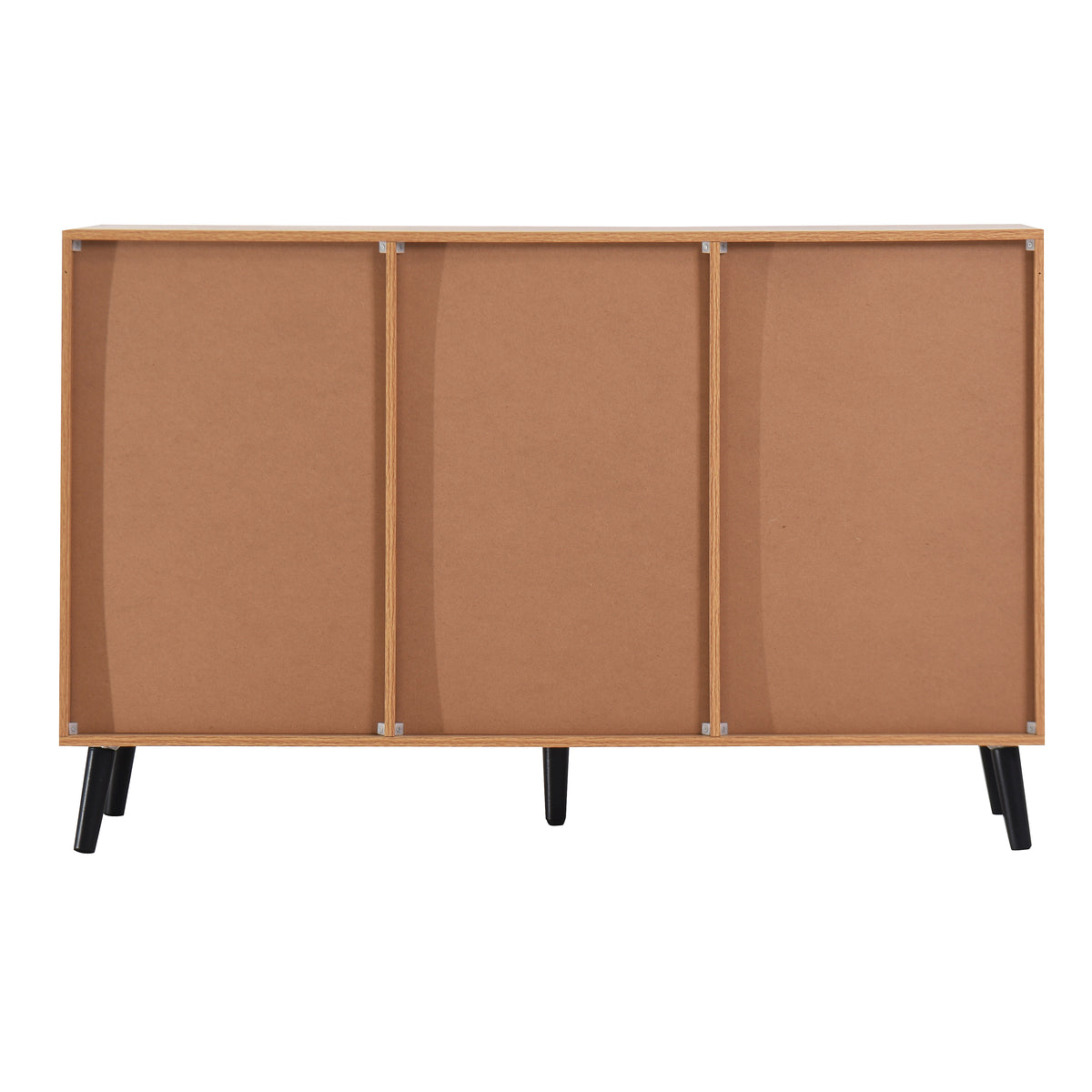 Side Panel Buffet Cabinet with Storage and Double Doors
