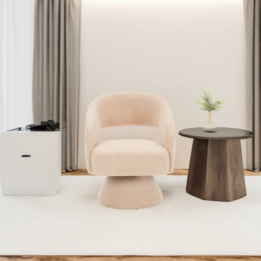 Swivel Accent Chair Nude