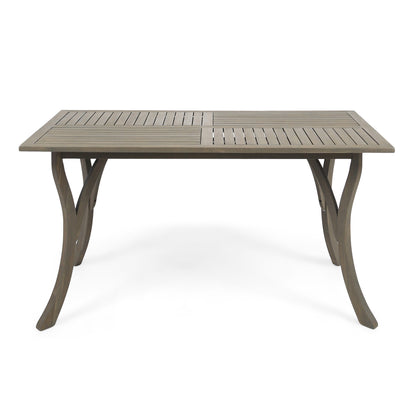 Wood Dining Table Natural Finish