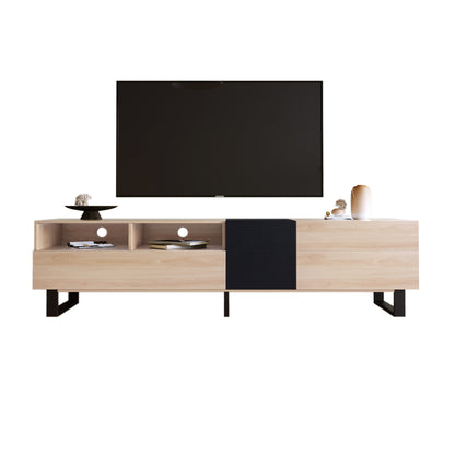 Modern 80" TV Stand with Storage Console