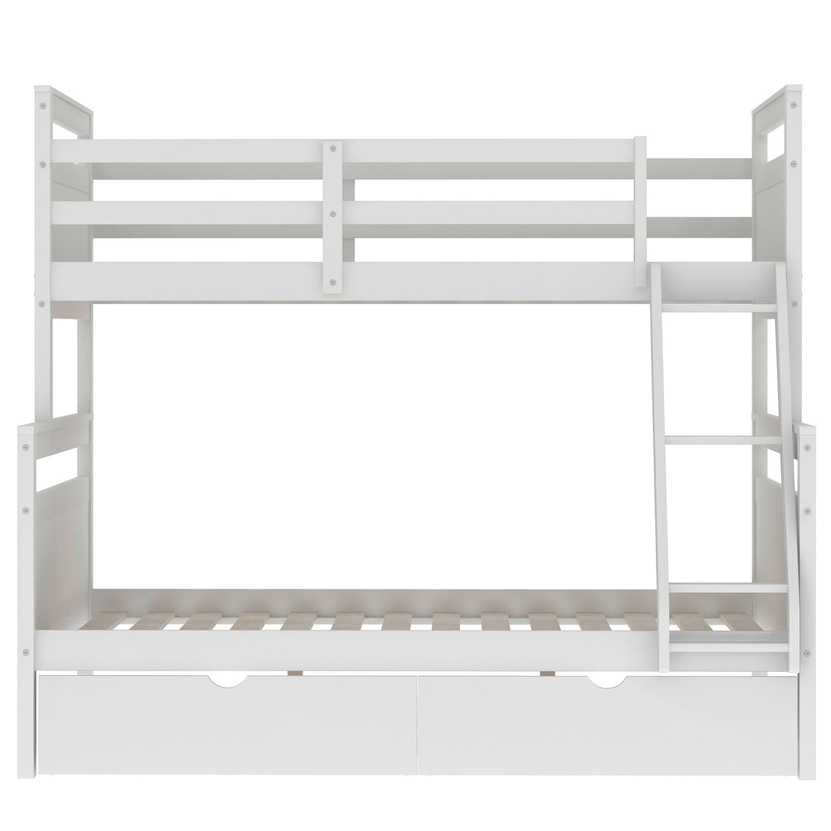 Full Bunk Bed White