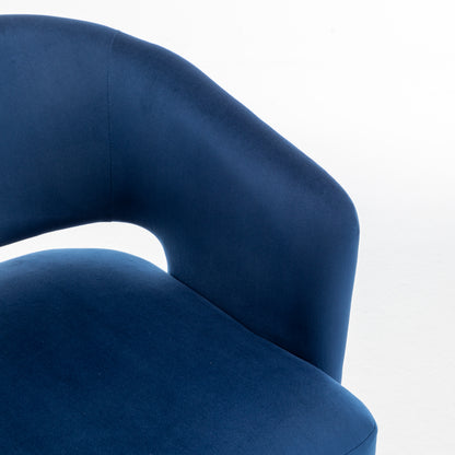 Velvet Swivel Club Chair